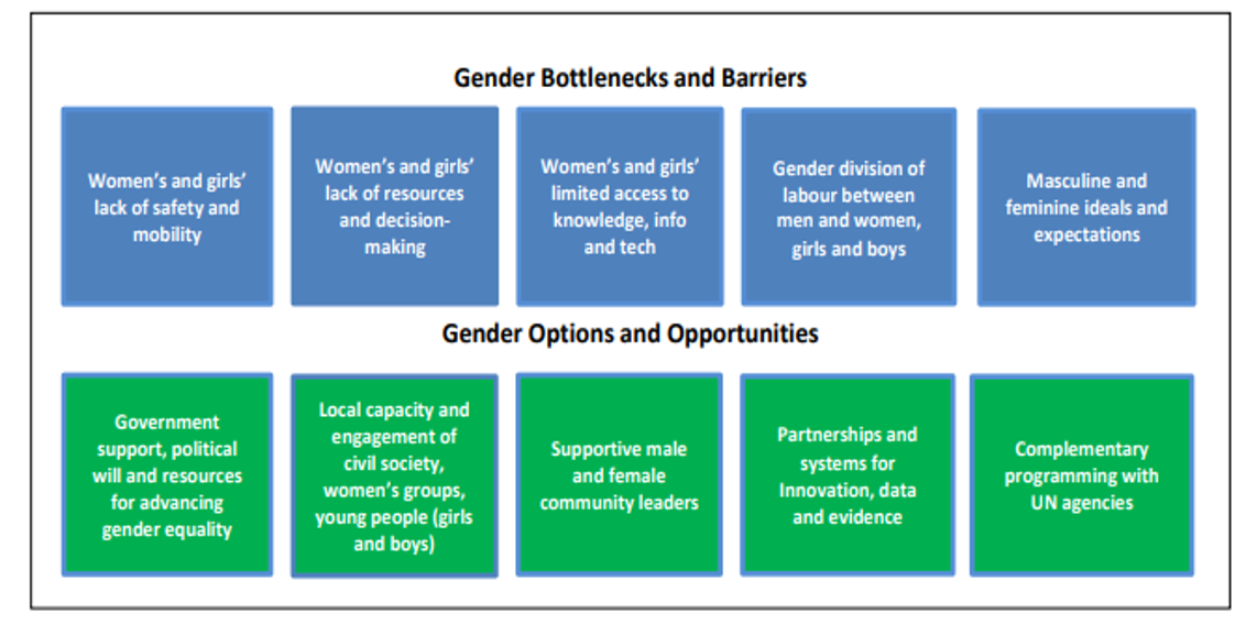 BOTTLENECKS BARRIERS OPTIONS OPPORTUNITIES