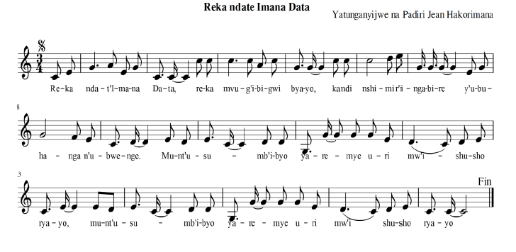 Reka ndate Imana Data
