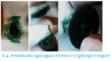Amashusho agaragaza intoboro y’igifungo irangiye