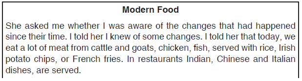 MODERN FOOD