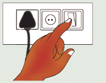 Switch OFF the main power supply.