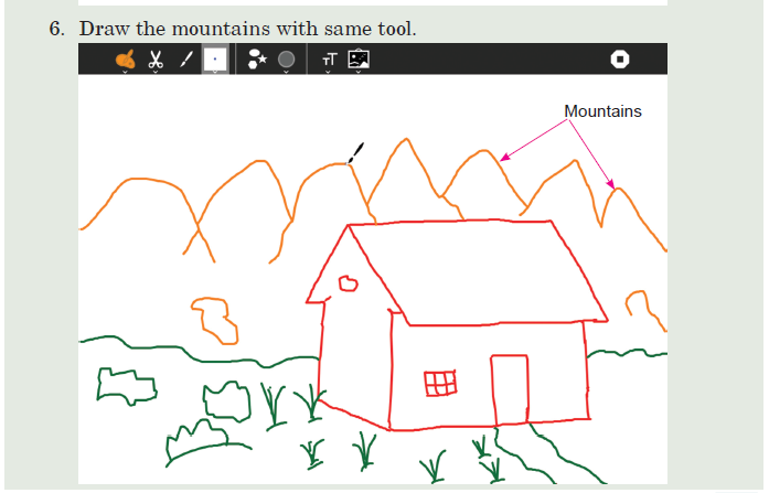Activity -3 Drawing a House with Free Hands