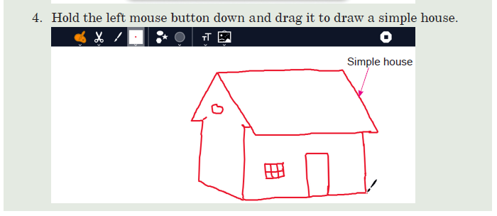 Activity -3 Drawing a House with Free Hands
