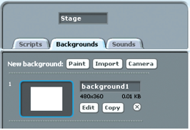 changing background