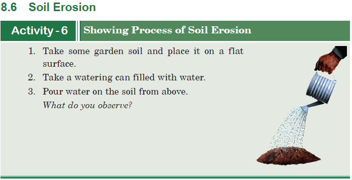 soil erosion