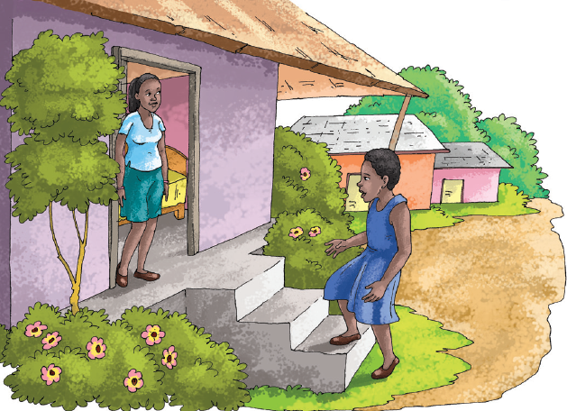 She called, “Mother, Mother….” Mother was very excited because Liz was already back from the market. She was now ready to begin cooking.