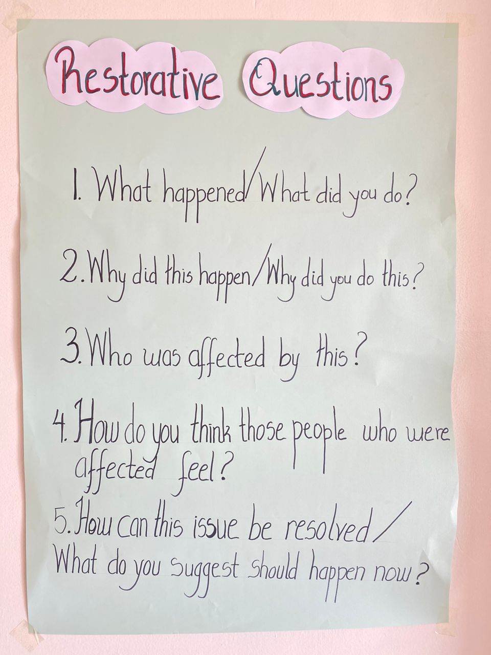 Restorative questions